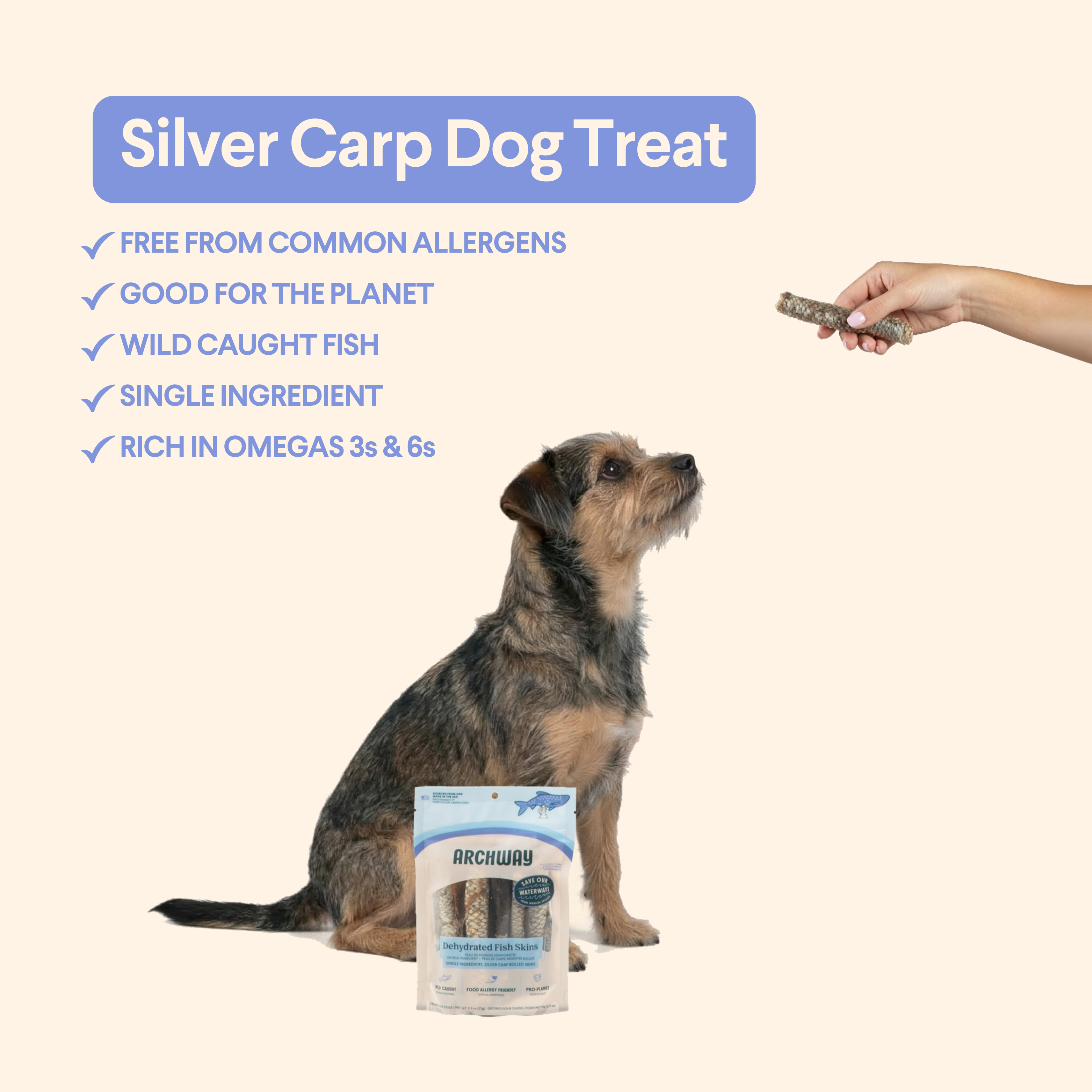 Sustainable Fish Skin Rolls For Dogs