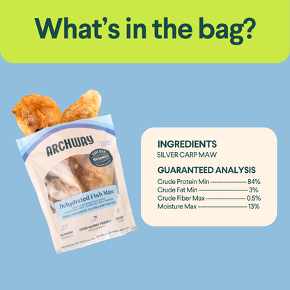 Sustainable Fish Maws For Dogs