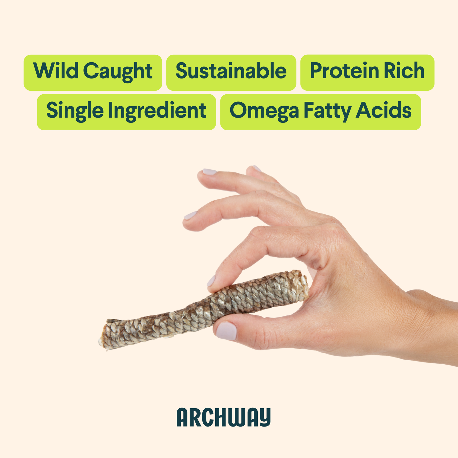 Sustainable Fish Skin Rolls For Dogs