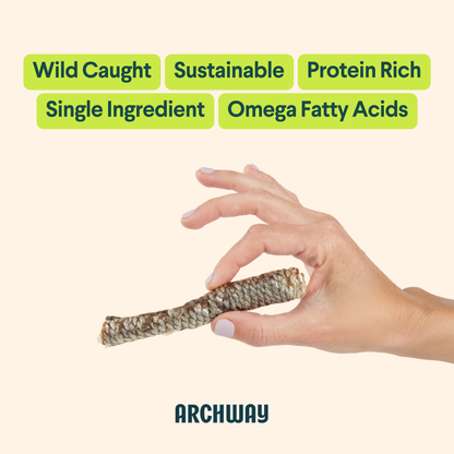 Sustainable Fish Skin Rolls For Dogs