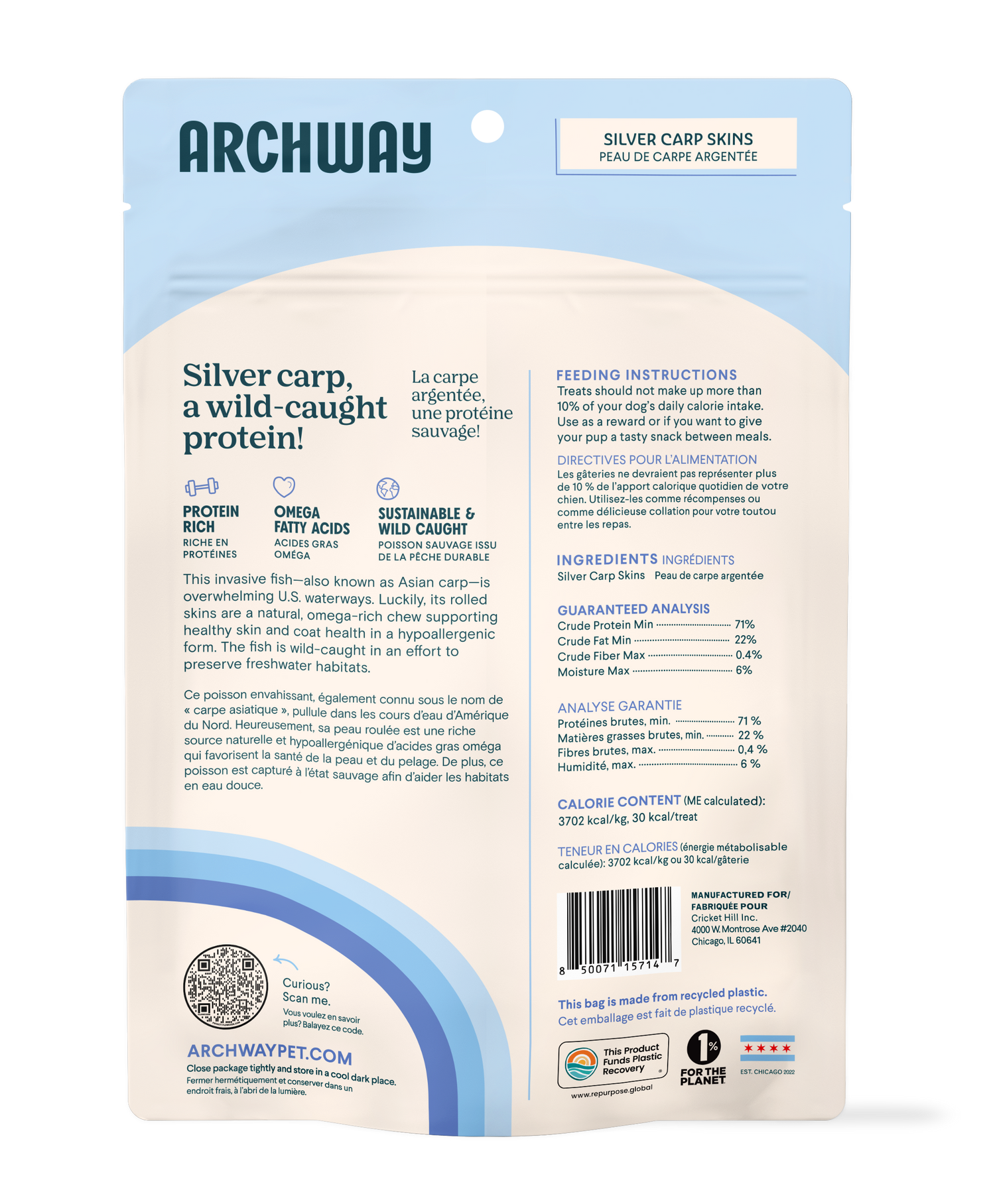 Sustainable Fish Skin Rolls For Dogs